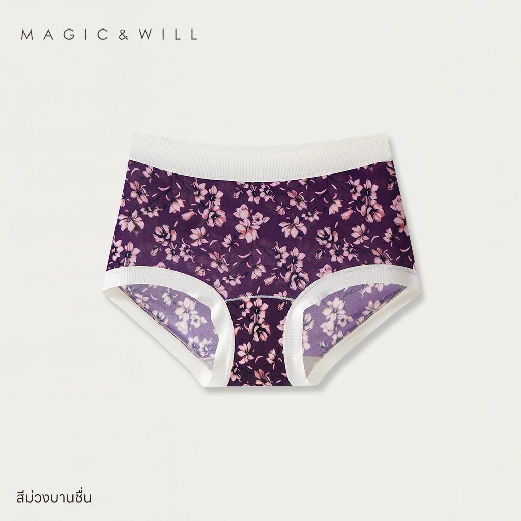 MAGIC & WILL 大码女士碎花轻奢抗菌内裤