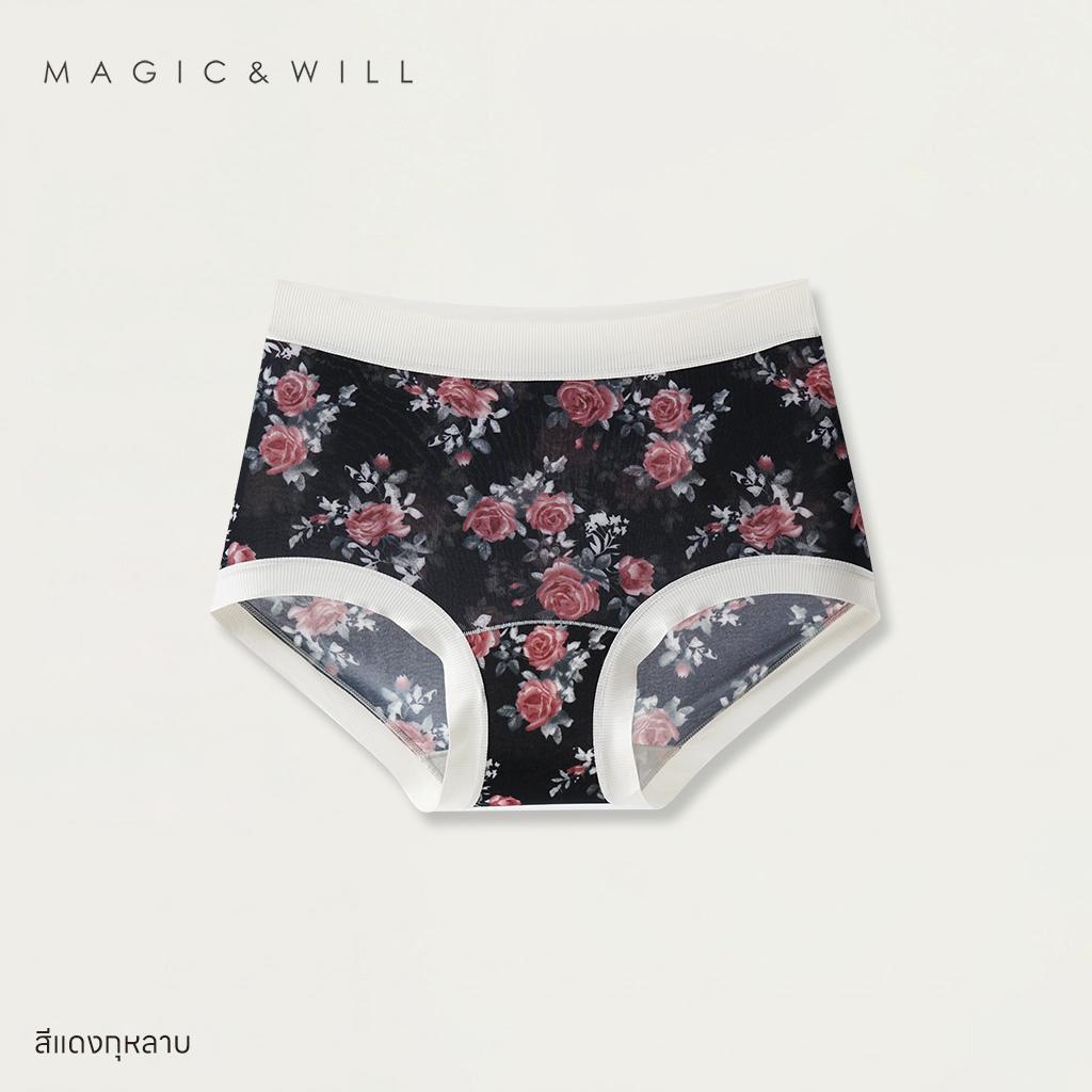 MAGIC & WILL 大码女士碎花轻奢抗菌内裤