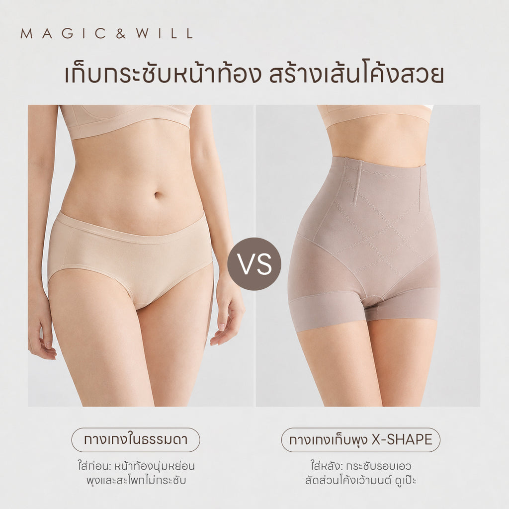 MAGIC & WILL 强效塑形双层加压抗菌高腰收腹裤 · 产后塑形