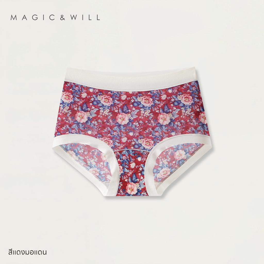 MAGIC & WILL 大码女士碎花轻奢抗菌内裤